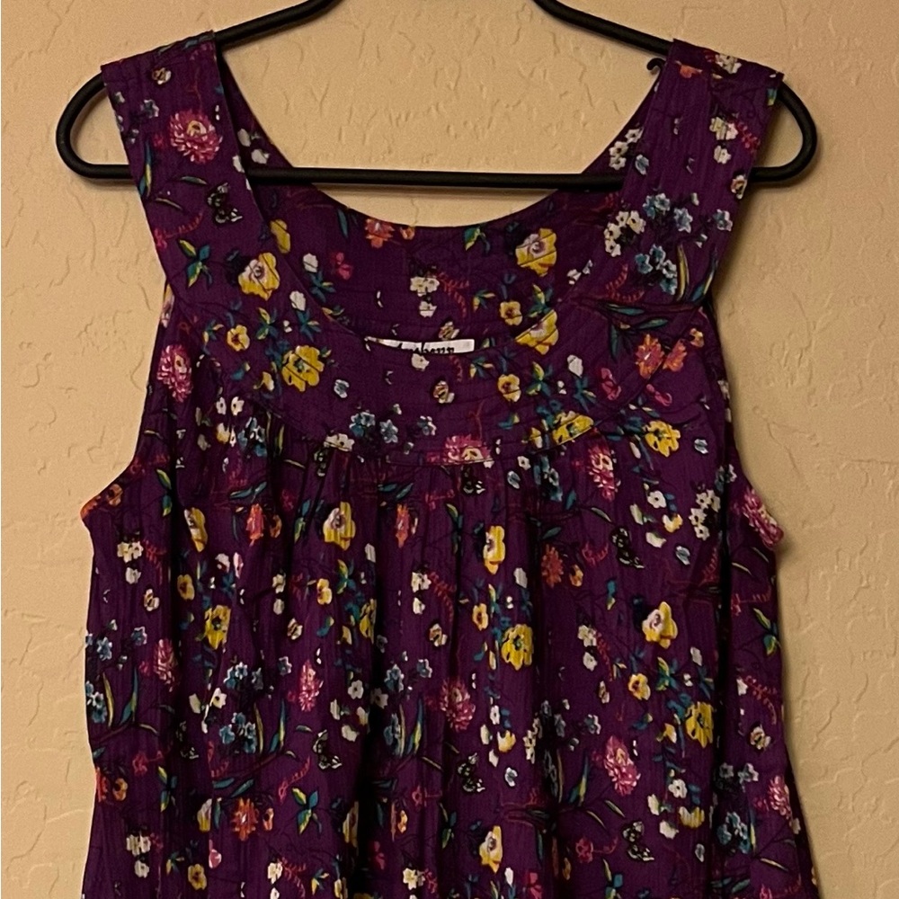 Anthony Richards Purple Floral & Butterfly Print Sundress - Picture 4 of 16